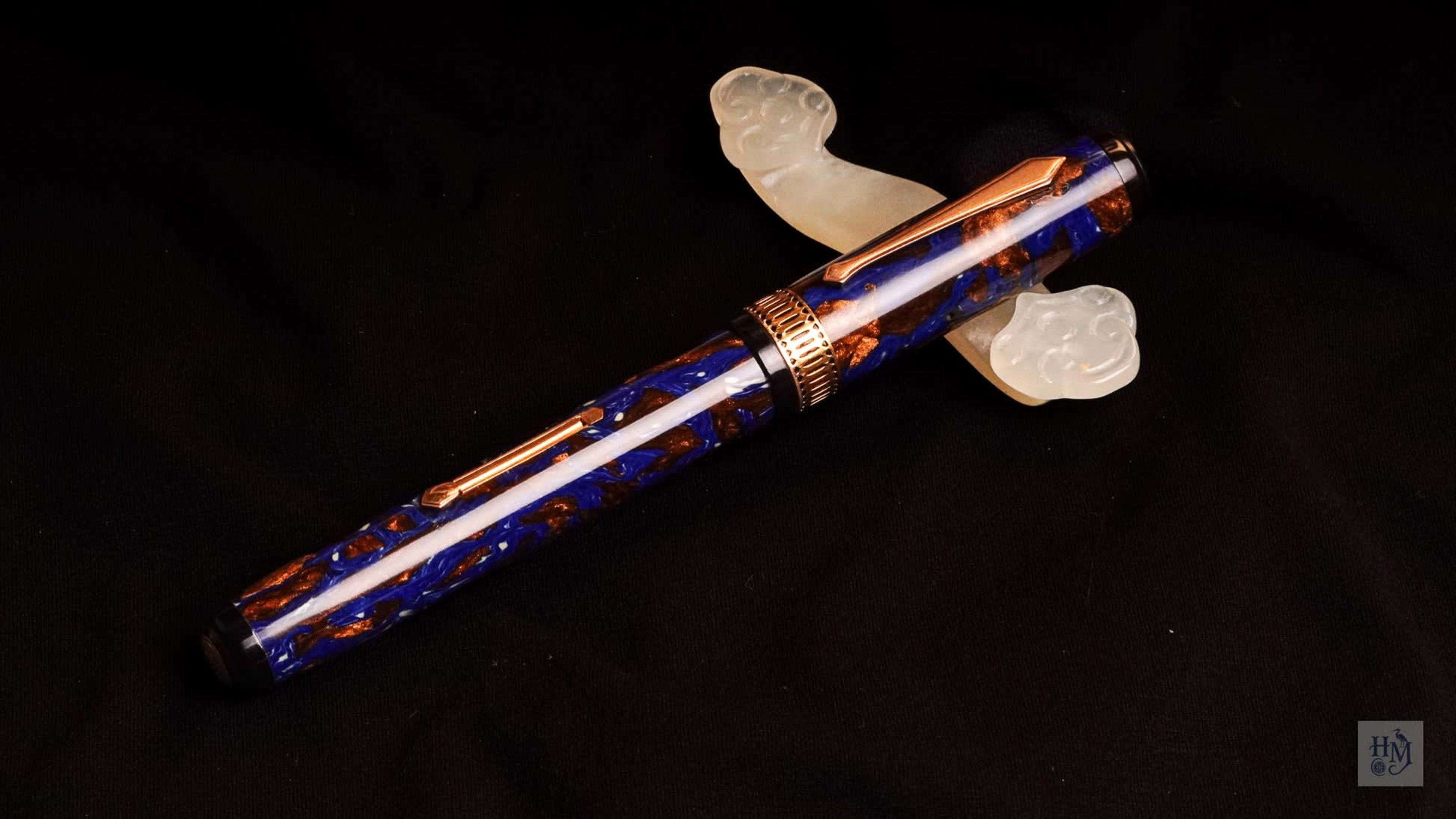 Waterman's Patrician, Turquoise Celluloid GPT, #8 14k Patrician Nib