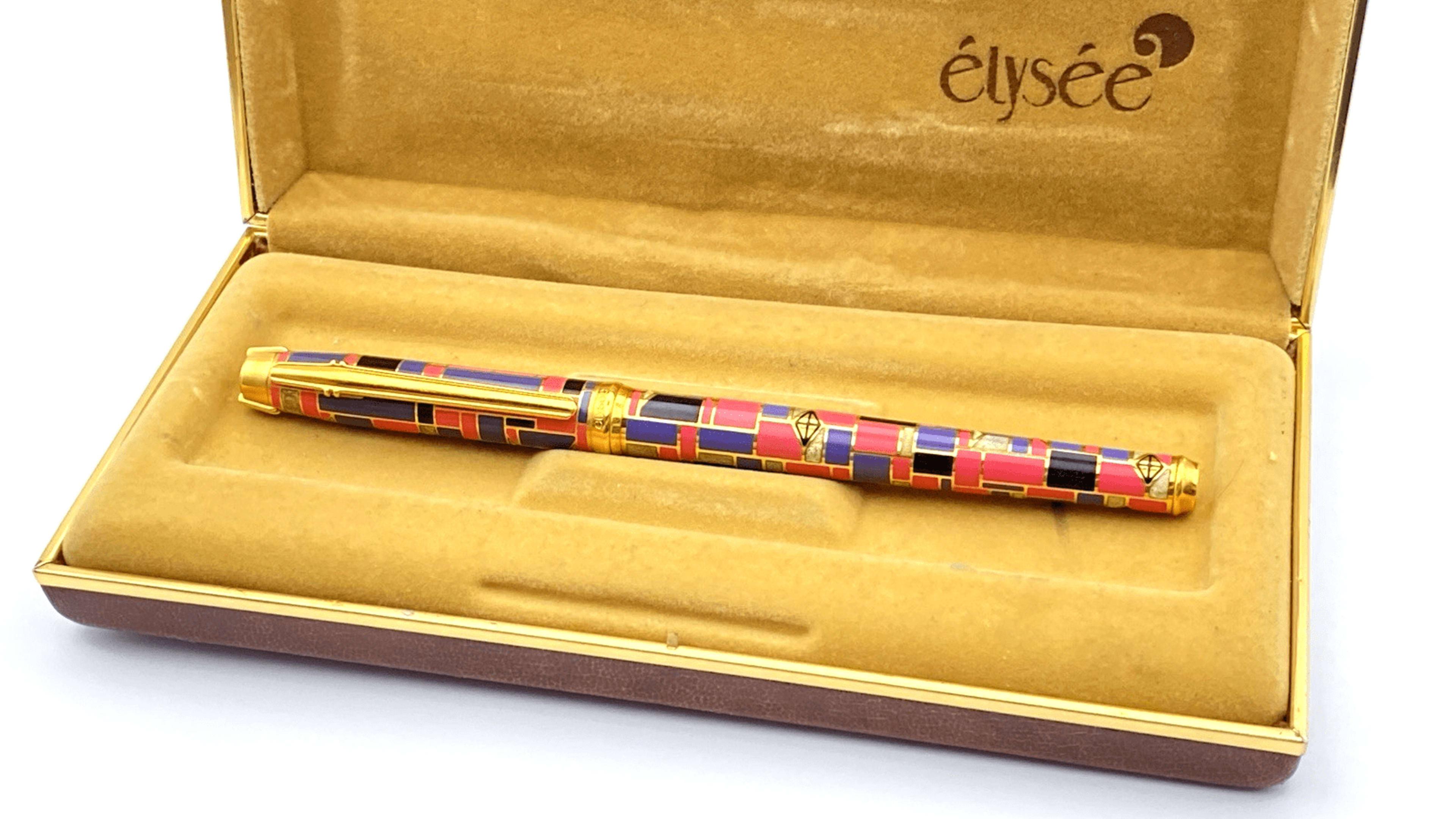 Vintage Elysee No 1 Limited Edition Fountain Pen 18K Gold Medium NIB Germany