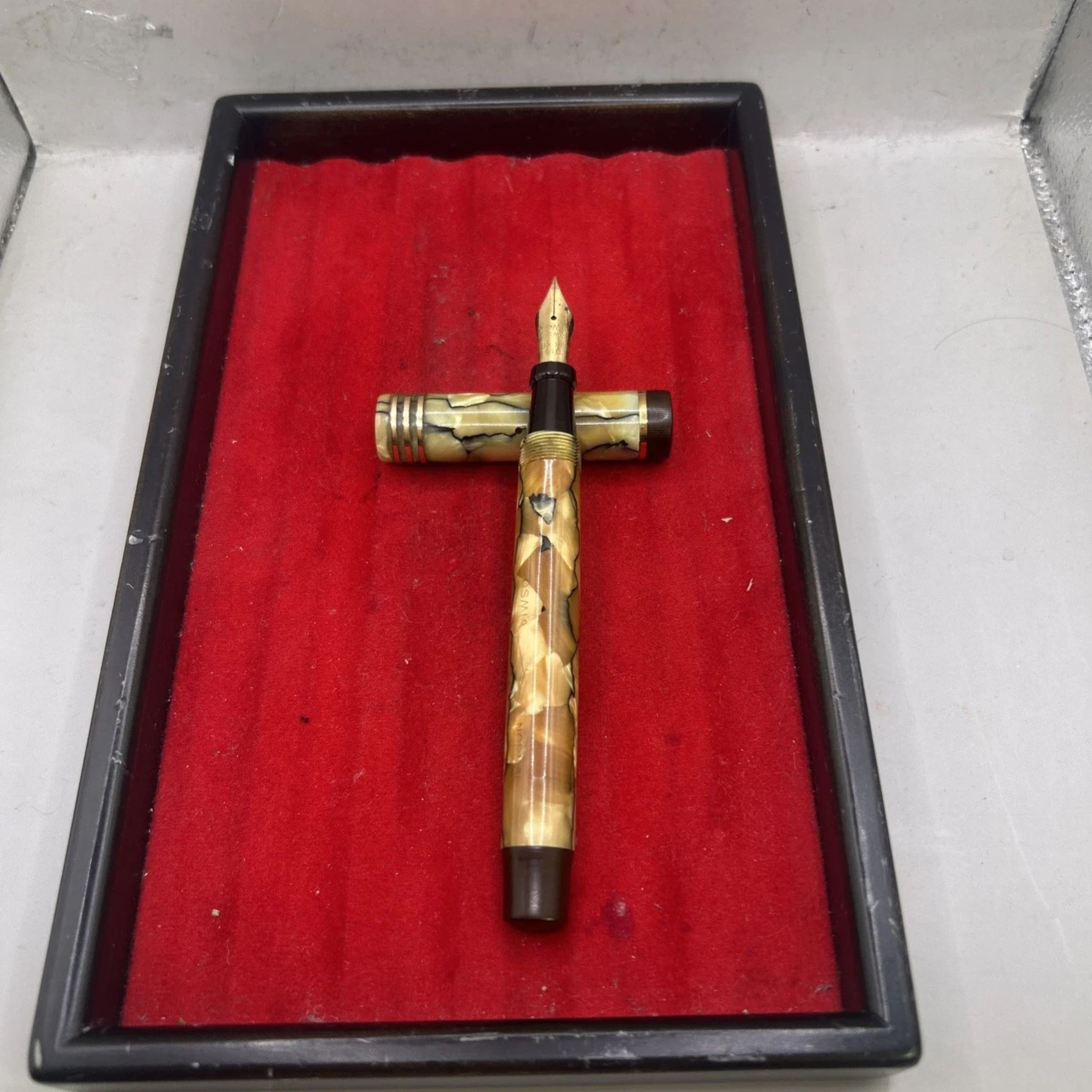 Osmia Normal Supra Lux Pen Fountain Pen Duofold Pearl