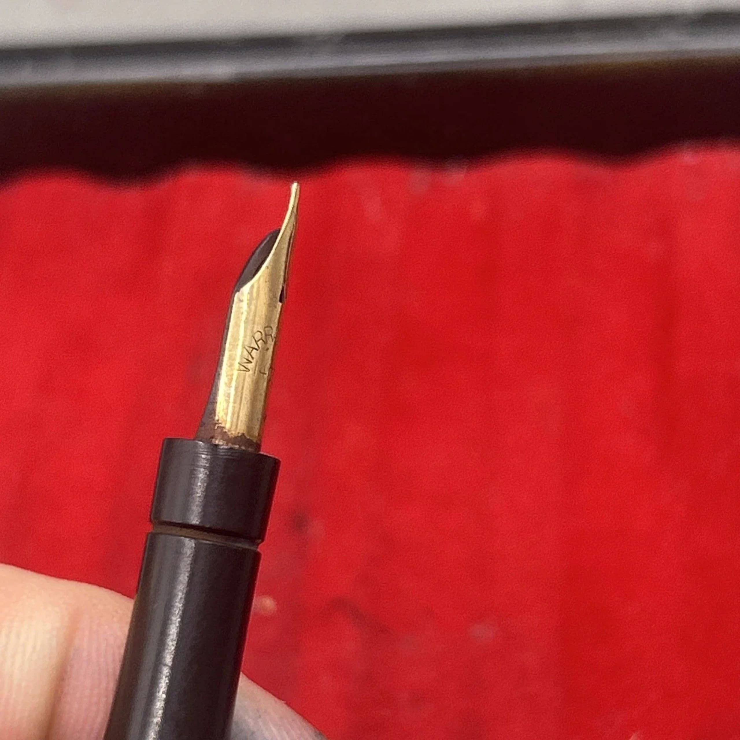 Eyedropper Fountain Pen London Silver Overlay 1919
