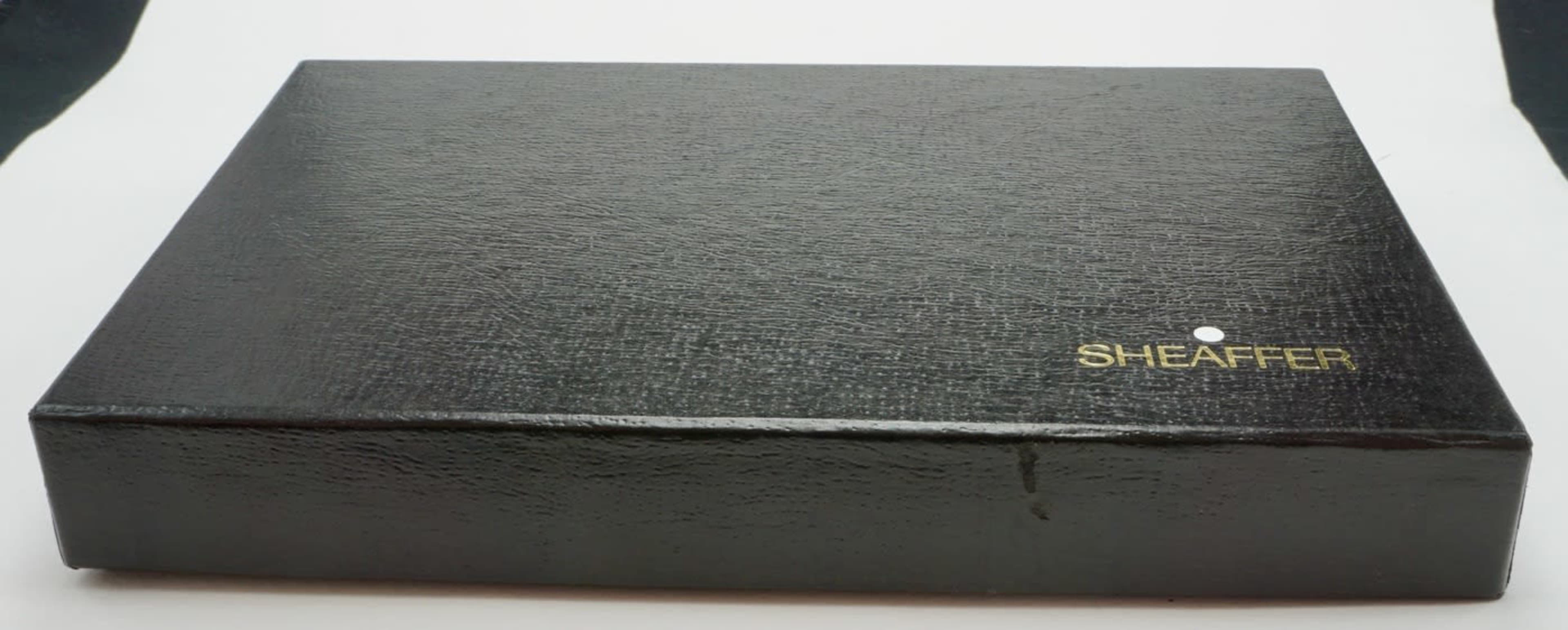Sheaffer Targa Brass Fountain Pen Set including Pen Case and Cartridge Holder!