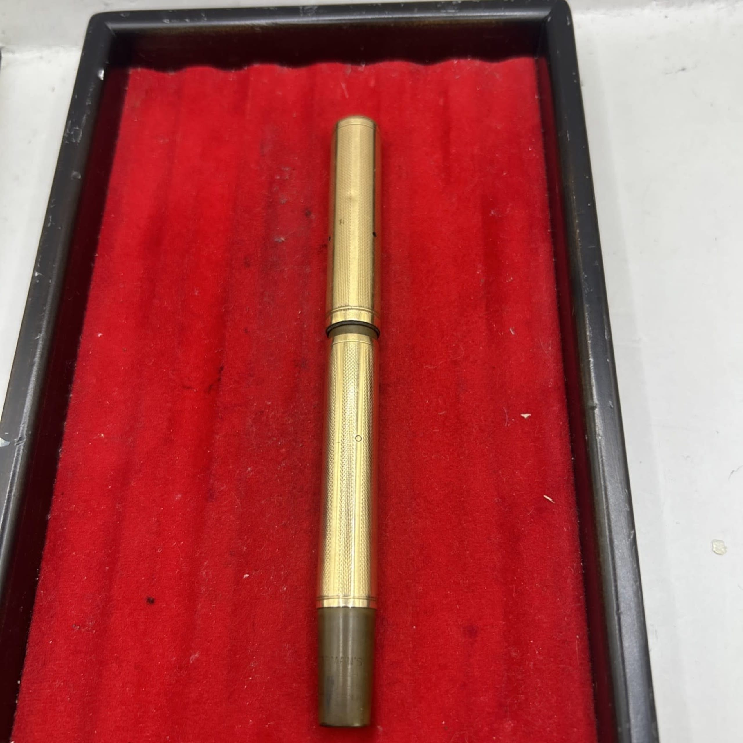 Watermans Ideal No.52. With A Rolled Gold Overlay