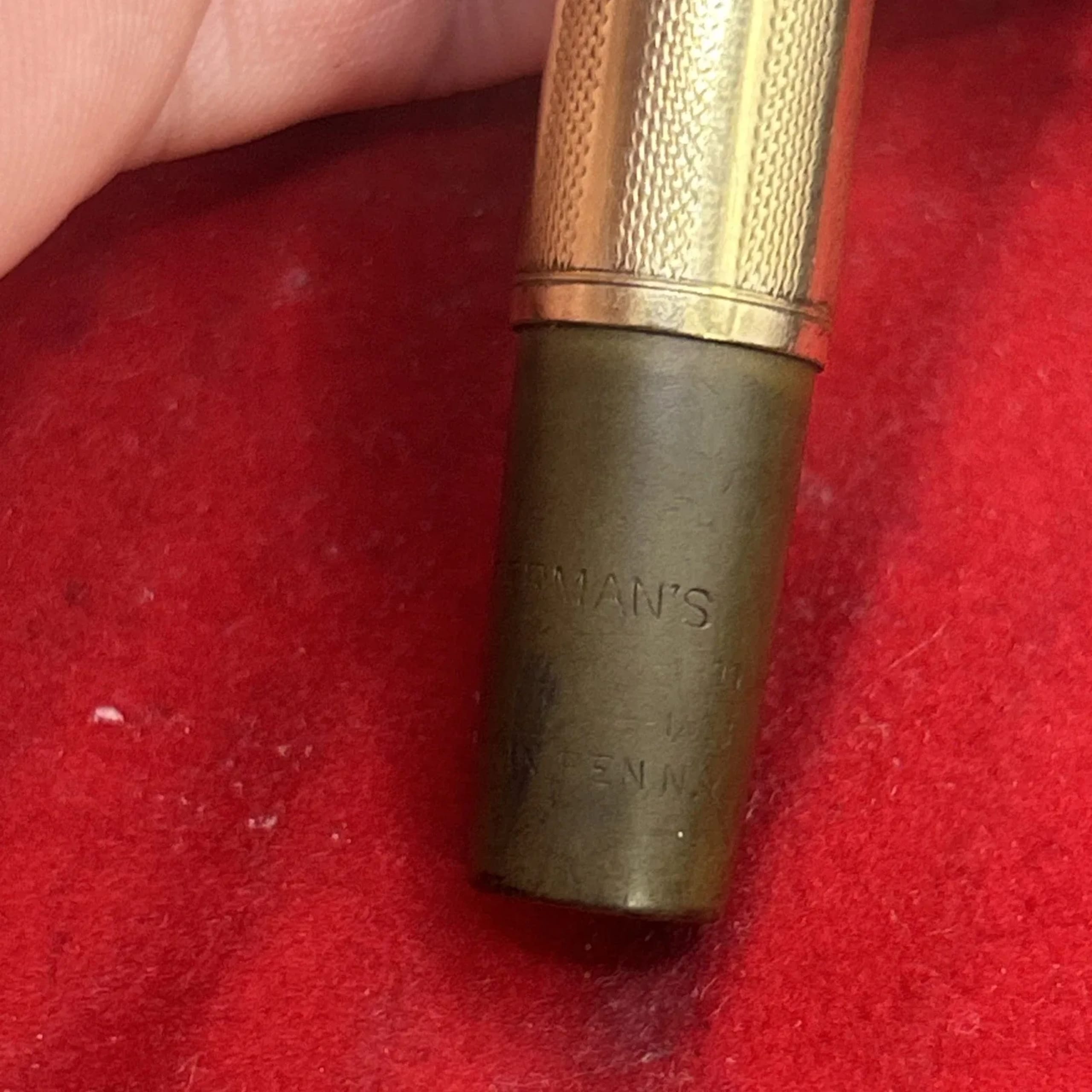 Watermans Ideal No.52. With A Rolled Gold Overlay
