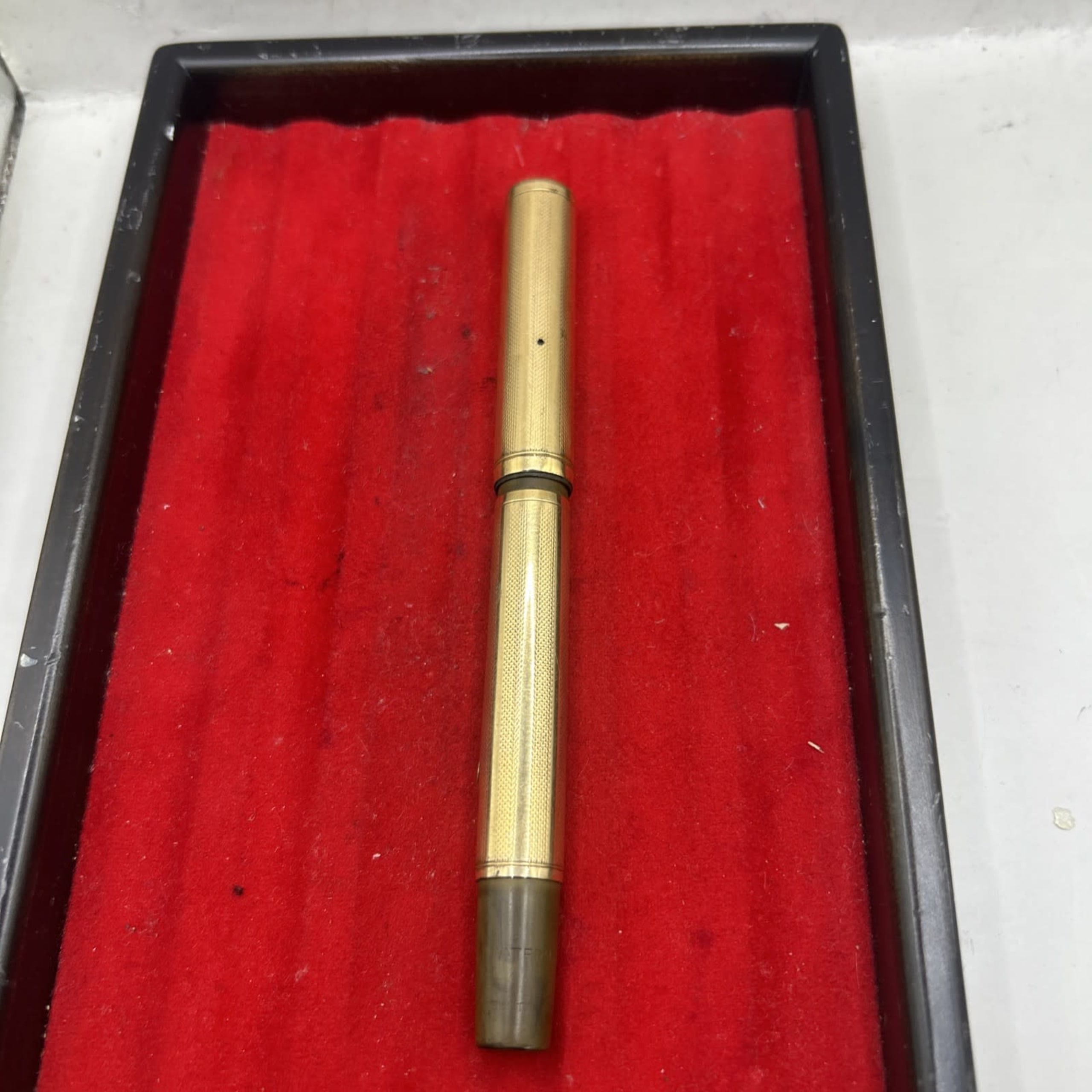 Watermans Ideal No.52. With A Rolled Gold Overlay