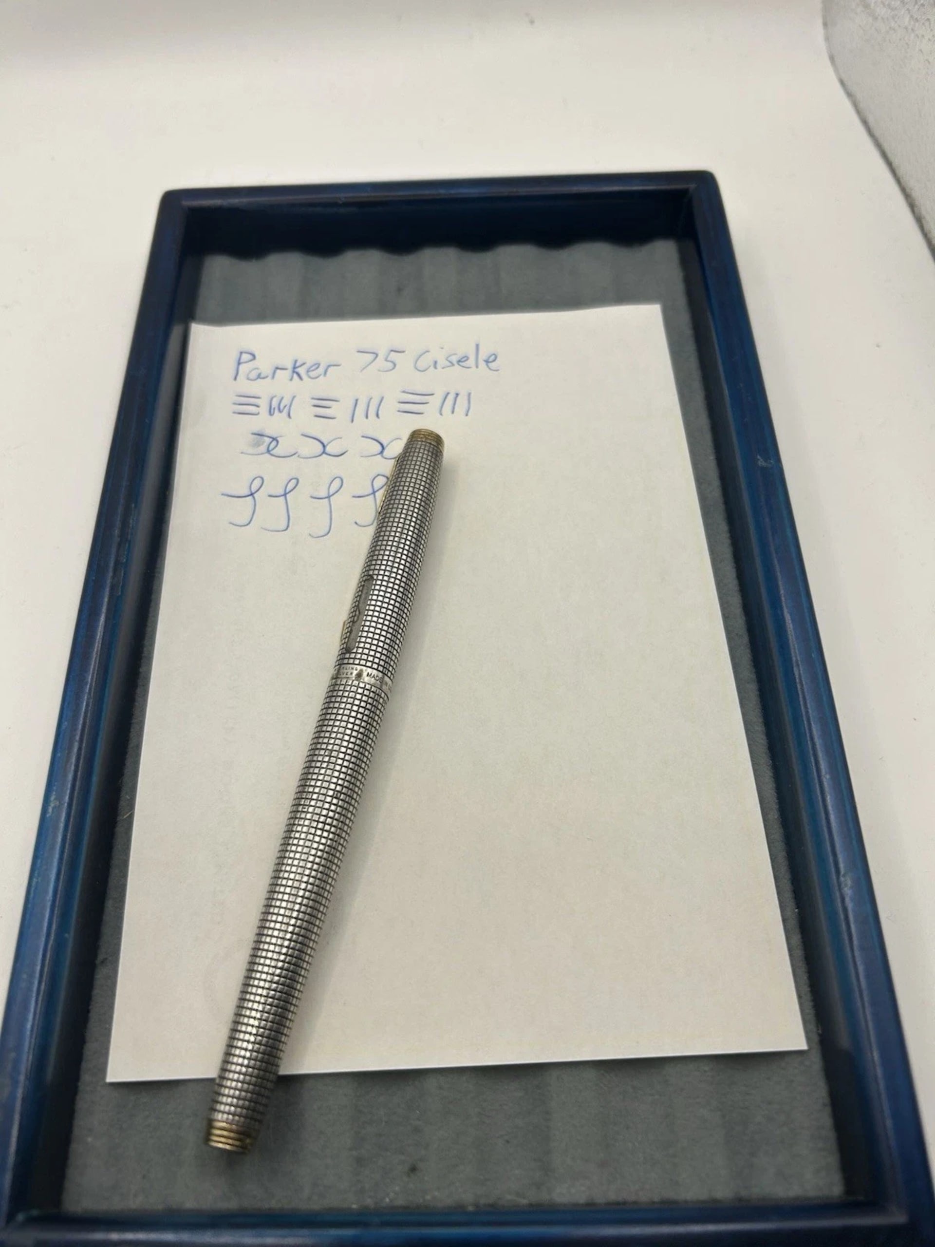 Parker 75 Cisele Fountain Pen Made In USA Boxed