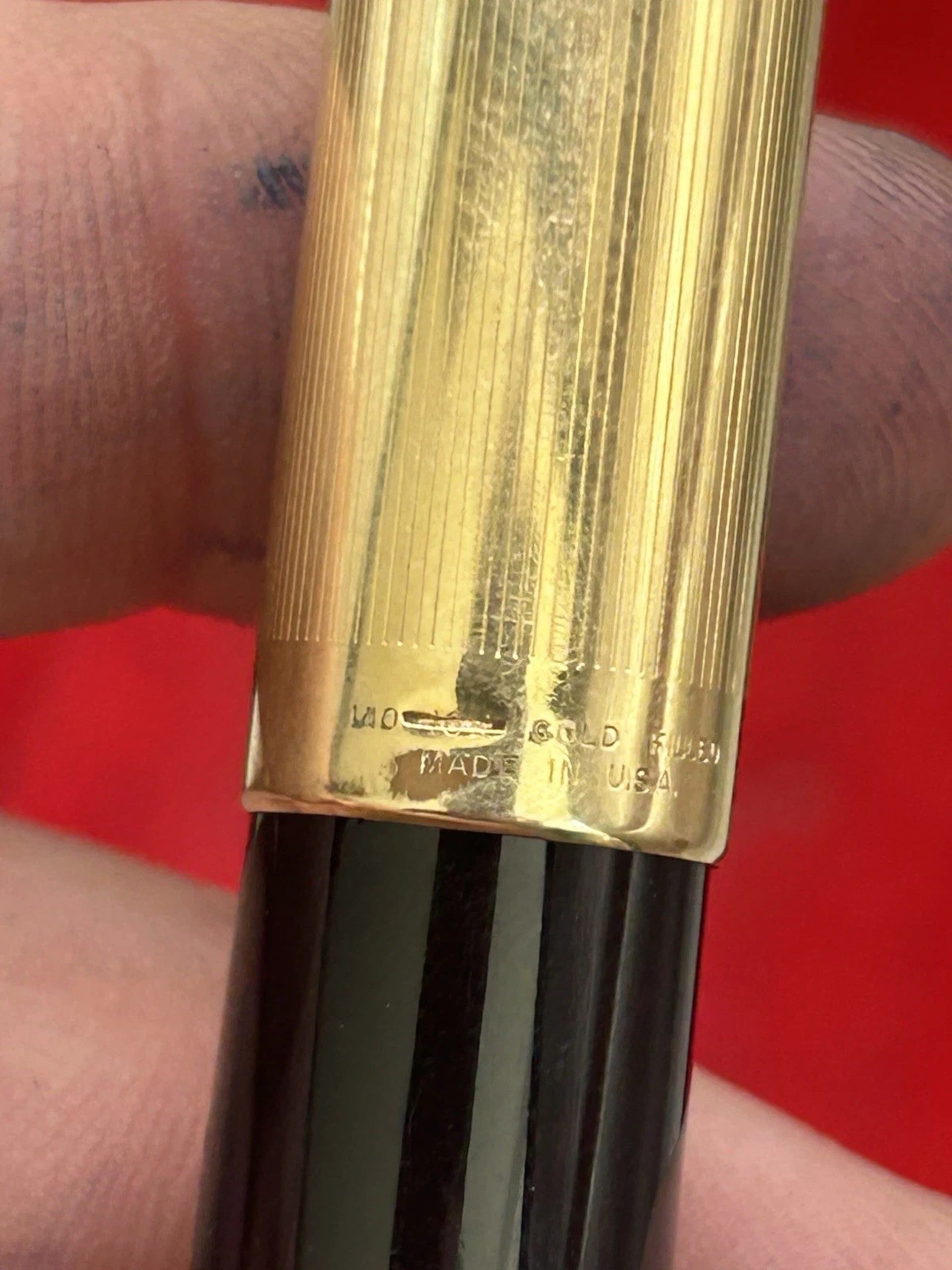 Parker 51 Vacumatic Fountain Pen Black Custom 14K NIB Restored Fine To Medium