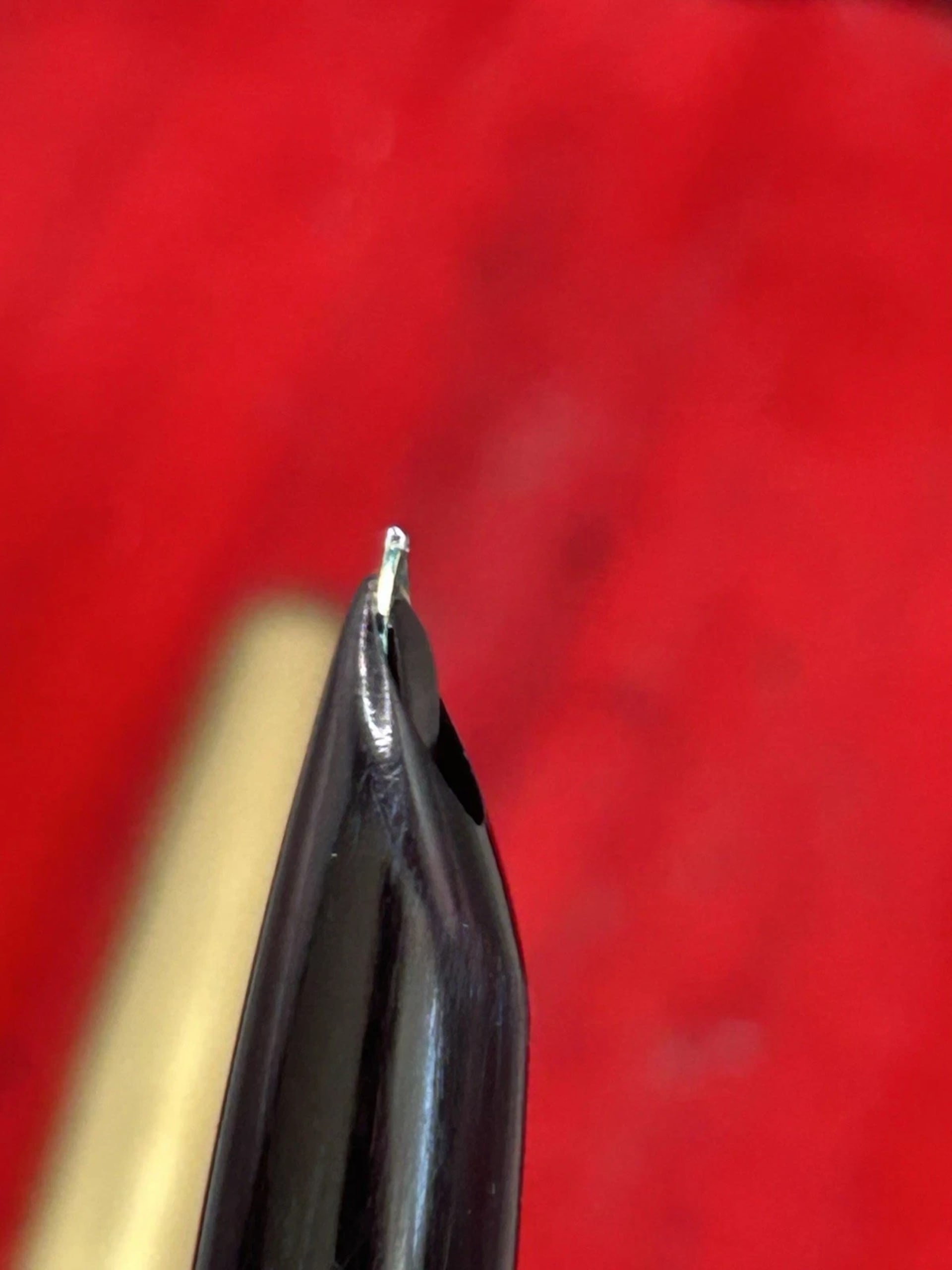 Parker 51 Vacumatic Fountain Pen Black Custom 14K NIB Restored Fine To Medium