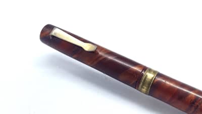 Vintage Eversharp Bantam Mechanical Pencil In Brown Swirl Made In USA In 1930'S 1