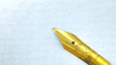 Vintage Katap Fountain Pen NIB Only Made For Israeli Market 14K Medium Oc 1