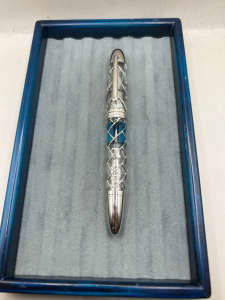 Rare Montblanc Flag Pen Greece Limited Edition Fountain Pen LE8 1