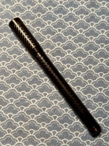 Diplomat 2 EF Safety Fountain Pen, Black Chased Ebonite, #2 14c Flex Nib 1