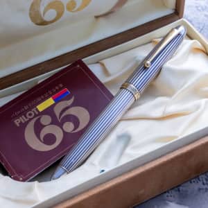 Pilot Custom 745 Sterling Silver 18K #10 F Nib Fountain Pen Japan 1