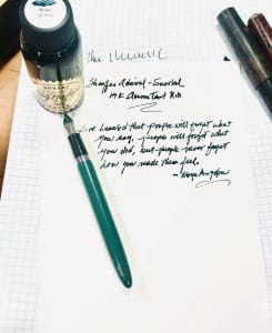 Vintage 1950s Sheaffer Admiral Snorkel Fountain Pen - Pastel Green with 14K Accountant Nib 1