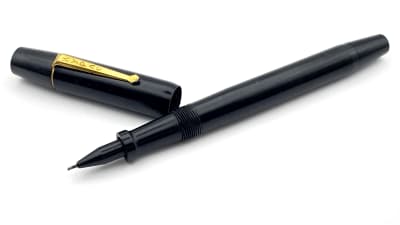 Vintage Wypac Stylo Pen No 41 In Black Hard Rubber Made In England Works Fine 1