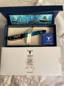  LeBoeuf Jules Verne "20,000 Leagues Under the Sea" Limited Edition Fountain Pen – Medium (M) Nib – Mint in Box (MIB) 1