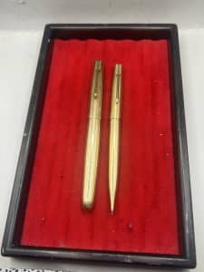 Parker 51 Signet Fountain Pen And Pencil Set 1