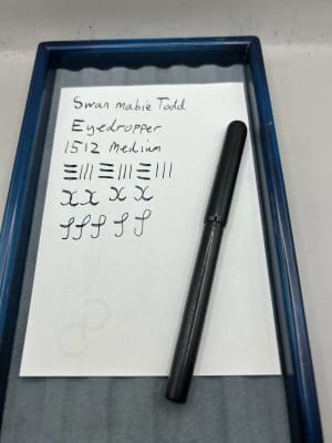 Vintage Mabie Todd Swan 1500 Eyedropper Fountain Pen - 14ct Medium nib 