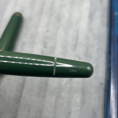 MONTBLANC Monte Rosa 042G Green Piston Fountain Pen 14k M Nib Near Mint