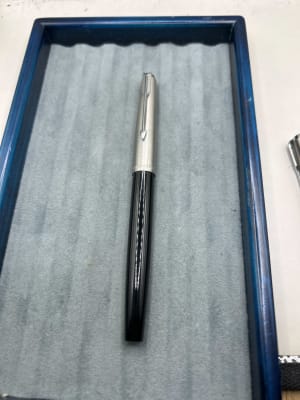 Parker 51 mkIII Aerometric fountain pen custom cap black 