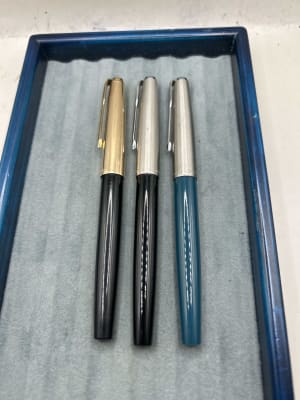 Parker 51 mkIII Aerometric fountain pen custom cap black 