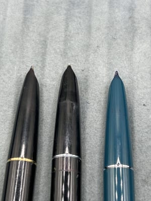 Parker 51 mkIII Aerometric fountain pen custom cap black 