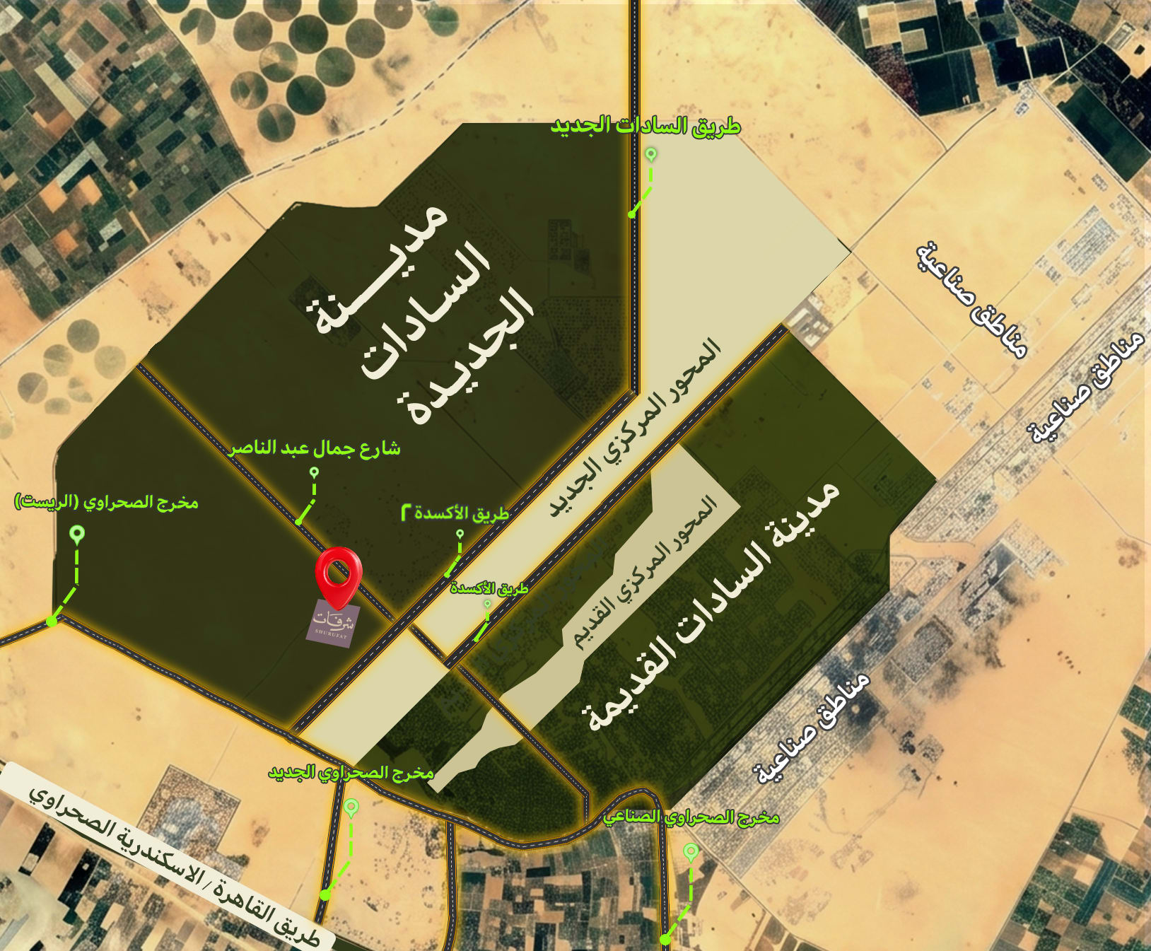 موقع كمباوند شرفات