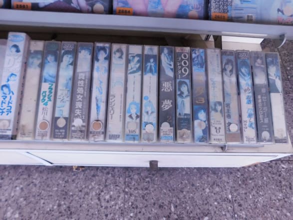 写真】令和に「成人向けVHSビデオテープ」を見る男たち…愛知県の住宅街