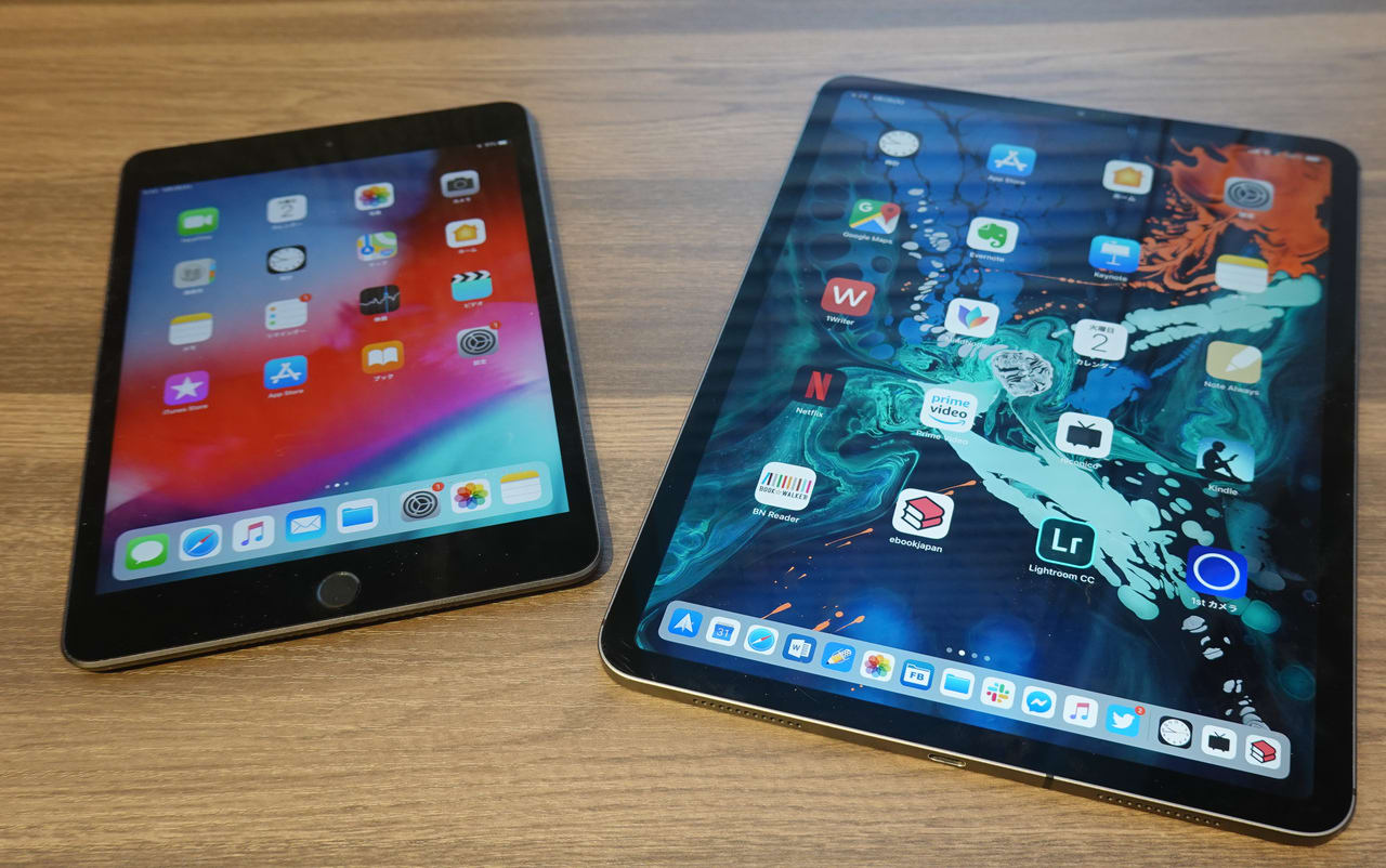 【写真】iPad Proとの比較　外観