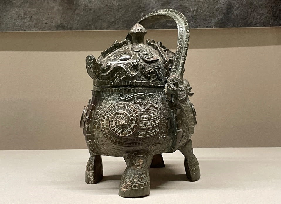 中国美術 青銅鏡 饕餮紋 時代物(HA506) 中国美術 青銅鏡 饕餮紋 時代物(HA506)