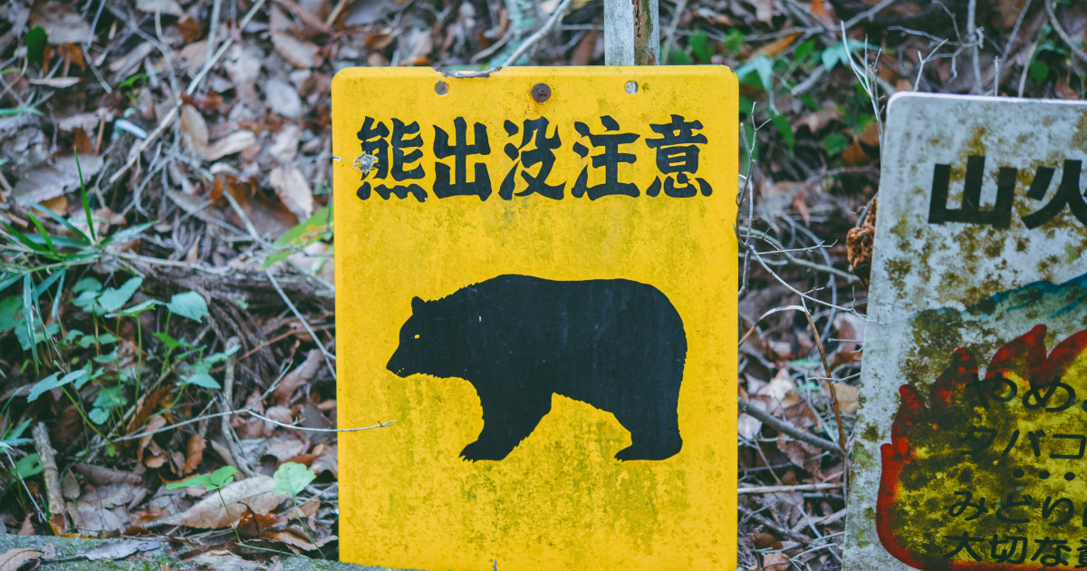 熊出没注意」看板を無視して「山に入る」人たちの“強烈すぎる本音