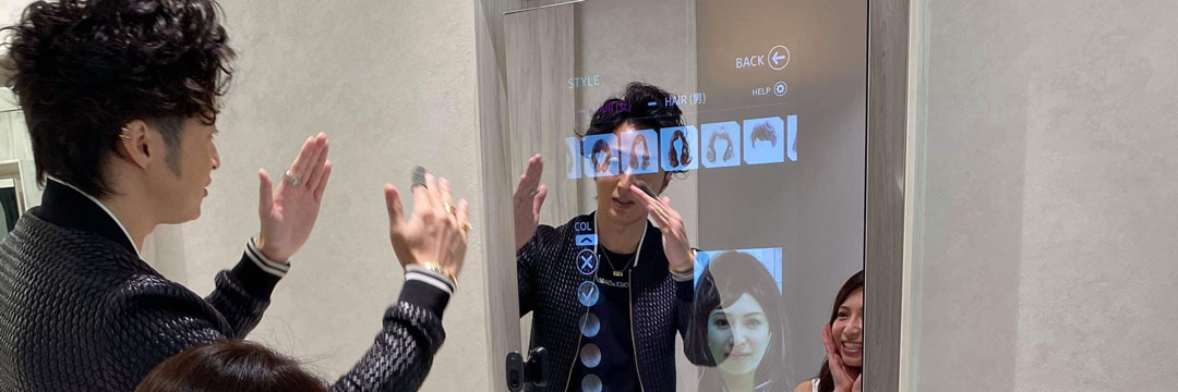美容室に画期的な鏡が登場！「スマートミラー」を体験してみた