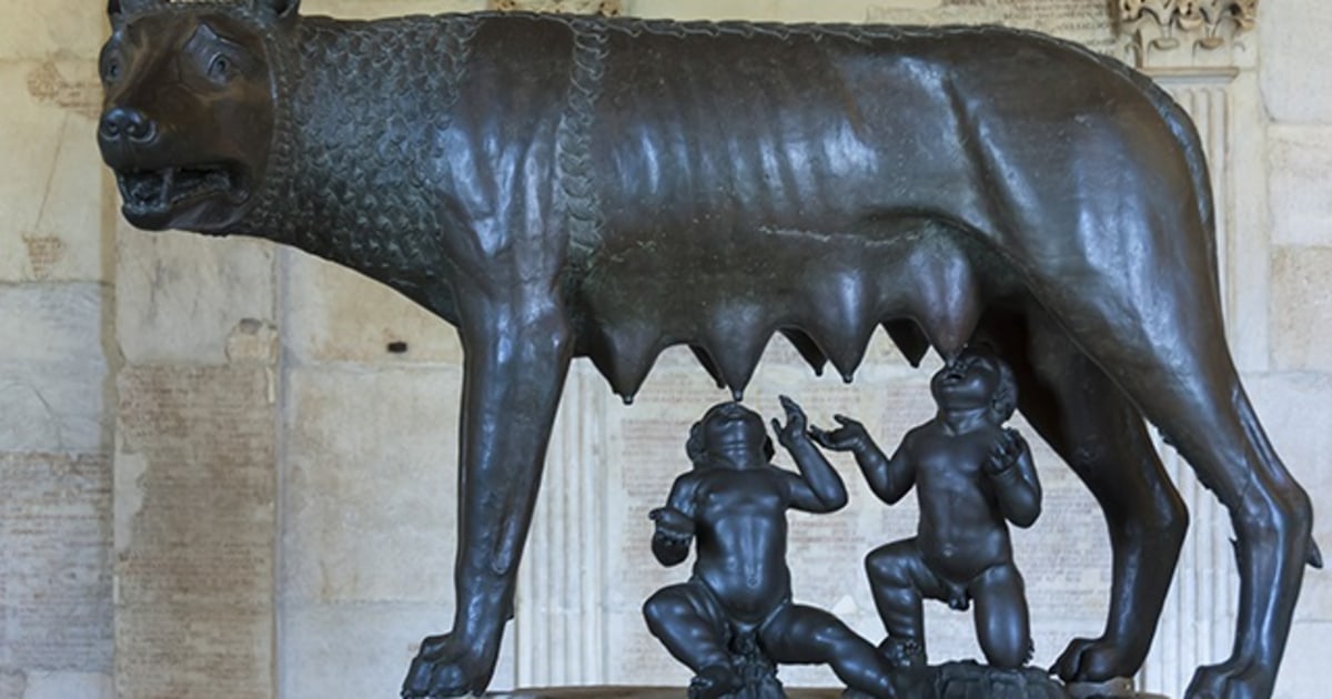 コンスタンティヌス１世／ 狼の乳で育つ双子 牝狼の乳を飲んで育った双子がローマを建国した？……伝承を手がかりに