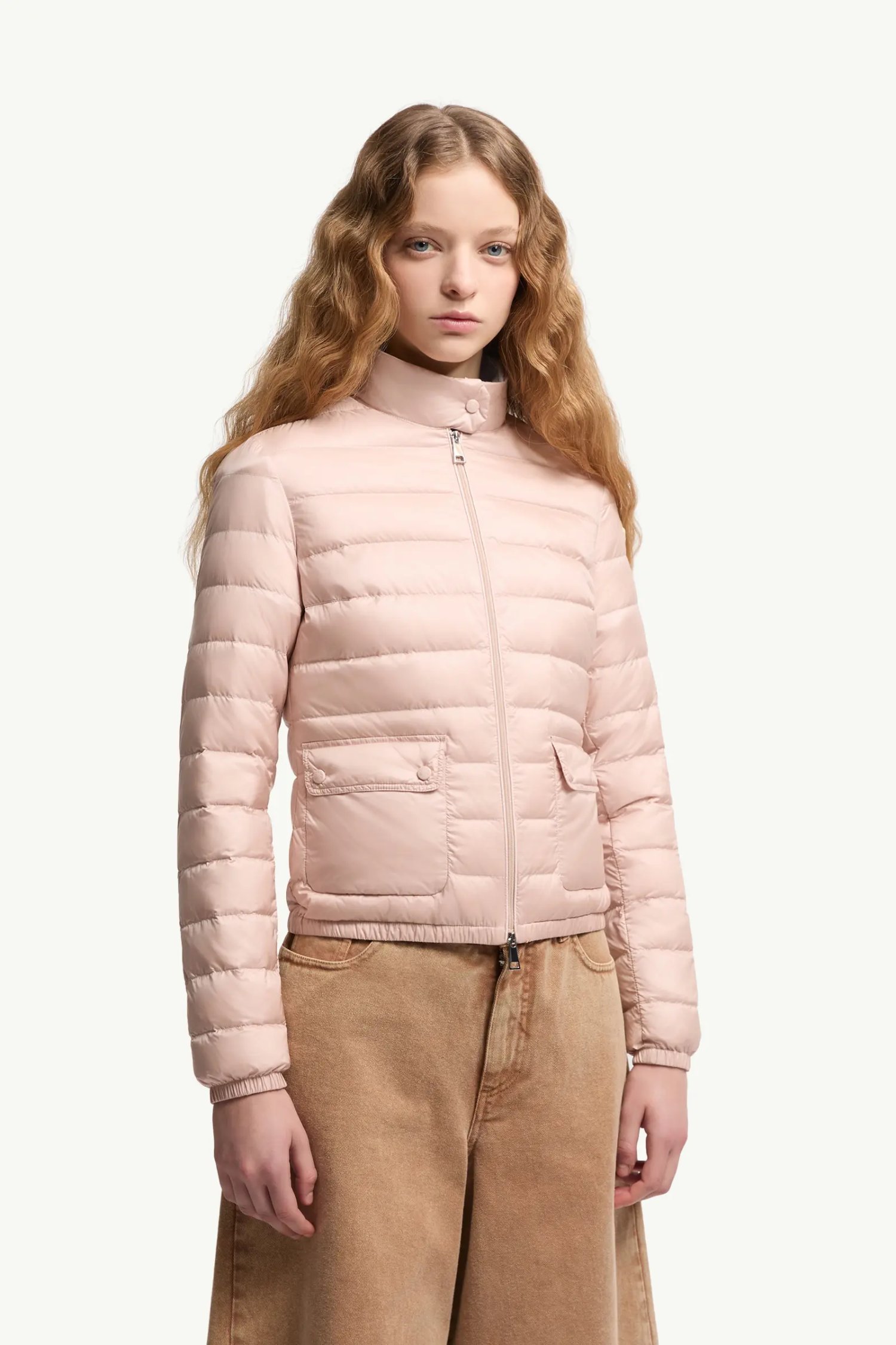 Moncler Lans Packable Short Matte Down Jacket