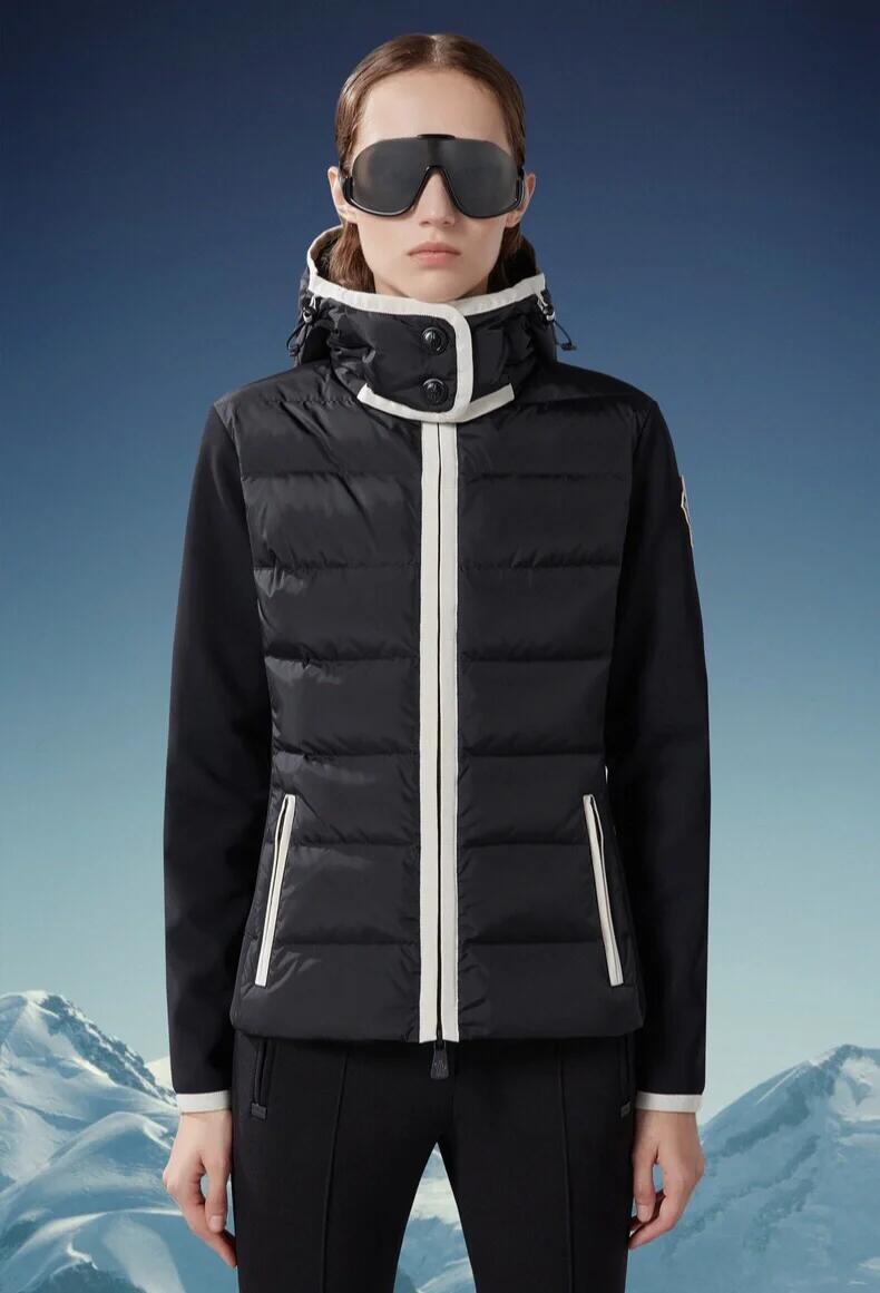 Hybrid down jacket from Moncler Grenoble ski‑wear collection