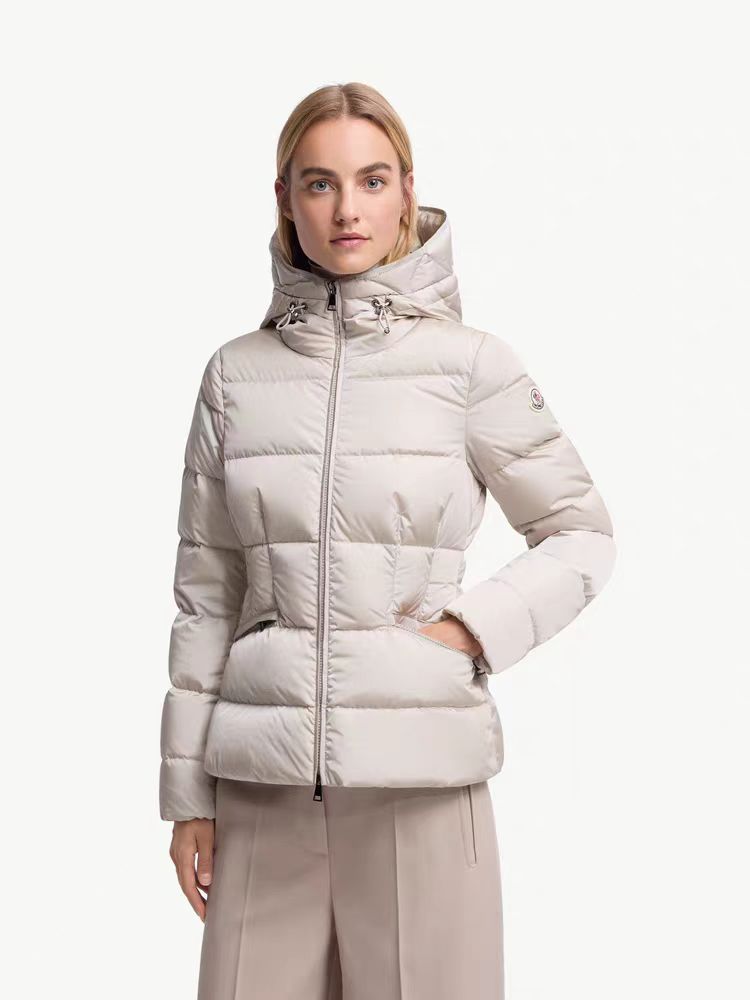 Moncler Avoce Water‑Repellent Nylon Down Jacket, Sporty Elegant Urban Winter Outerwear