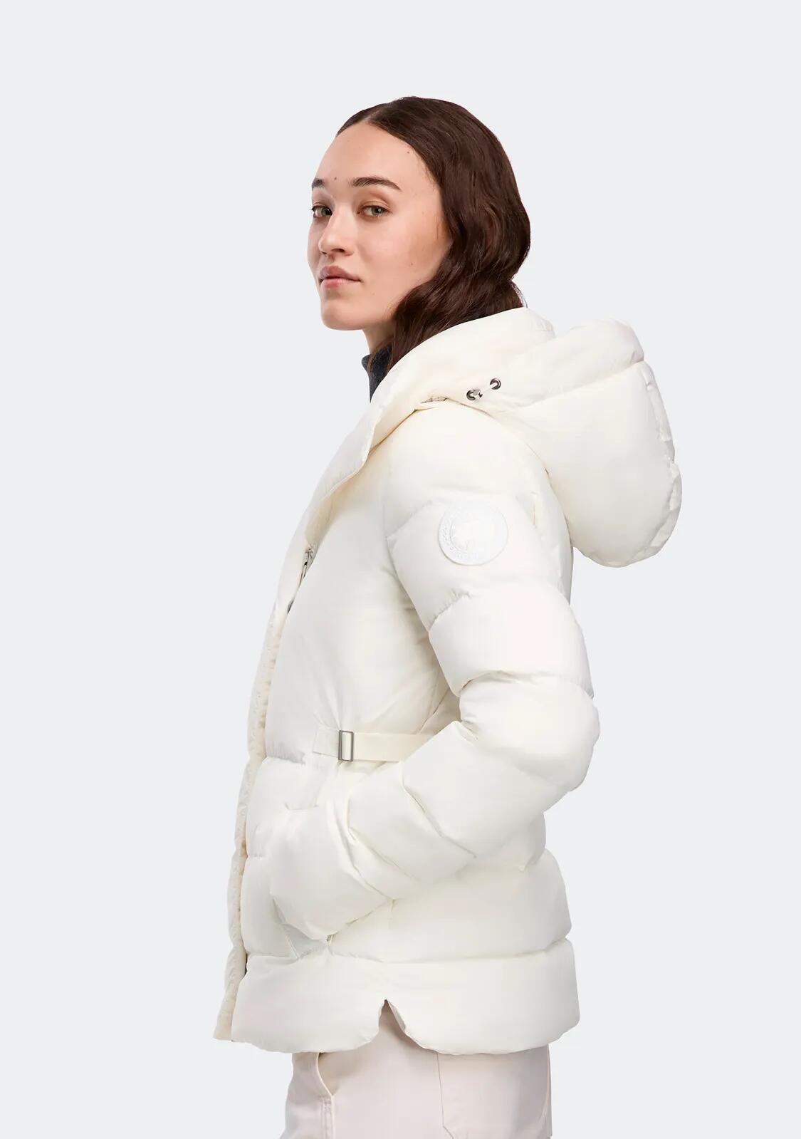 Iconic Canada Goose Lyndale Down Parka, Adjustable Waist, Removable Hood, City Winter Outerwear