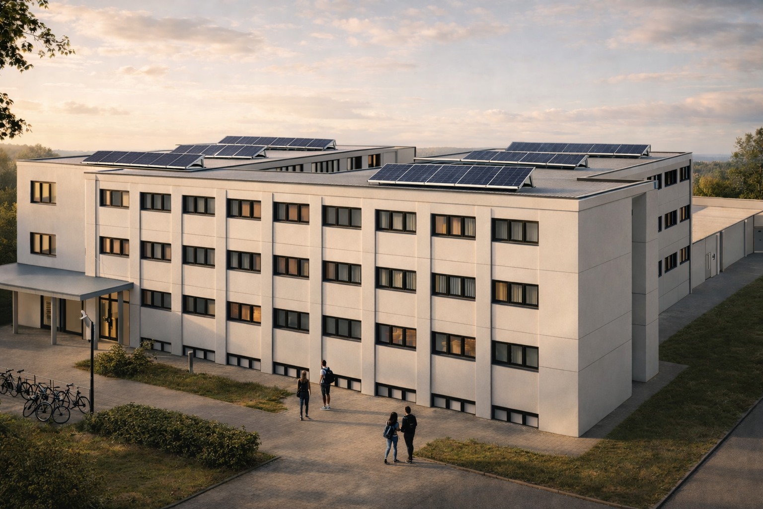 Rendering panoramica Student Housing Torino