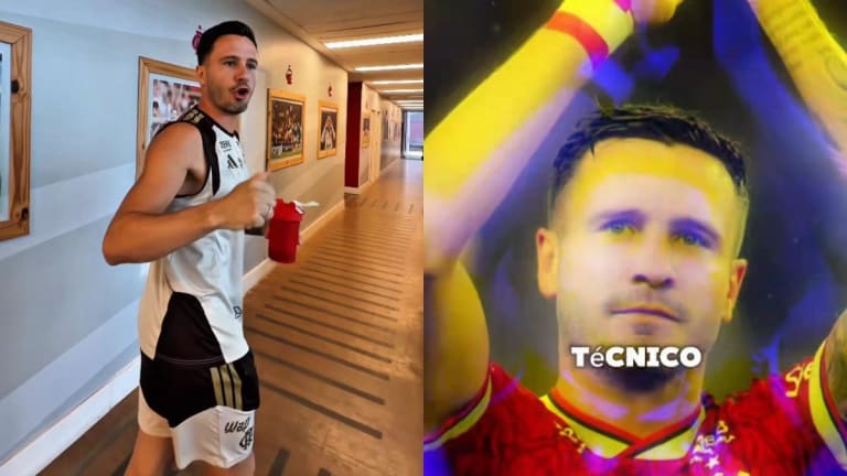 Escolha de funk por Saúl em vídeo de treino viraliza e diverte torcida do Flamengo