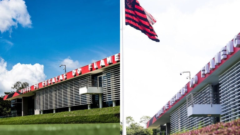Dallas Cowboys treina no CT do Flamengo antes de jogo histórico no Maracanã