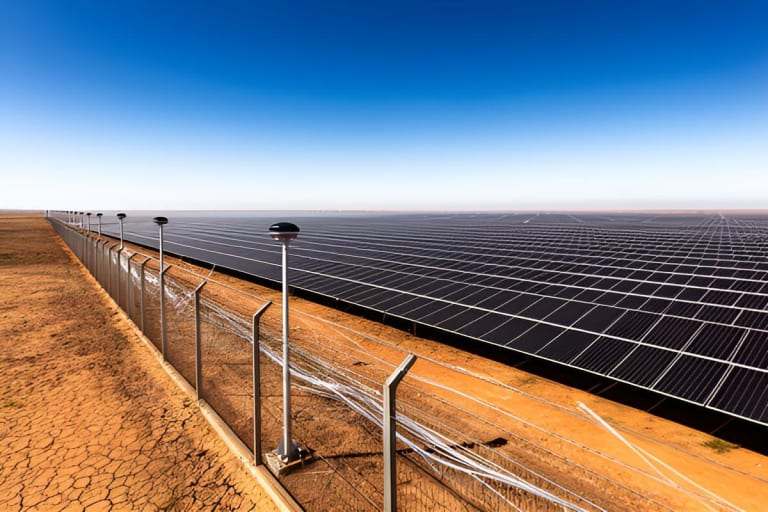 Usina solar no Ceará adota fibra óptica e inteligência artificial para evitar furtos