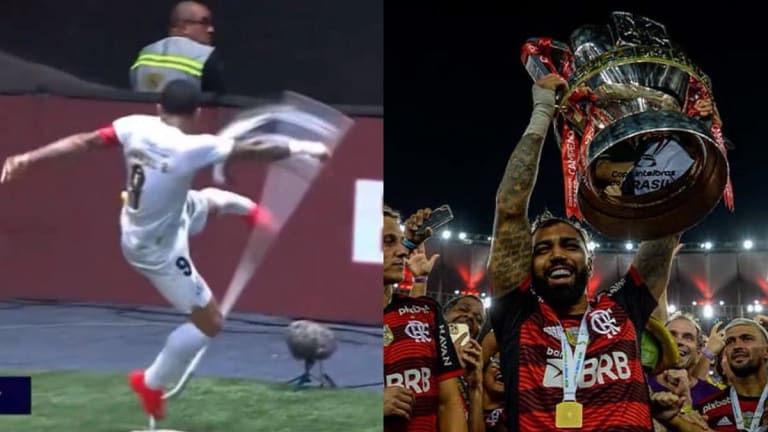Gabigol rebate Atlético-MG nas redes sociais e relembra título do Flamengo na Arena MRV
