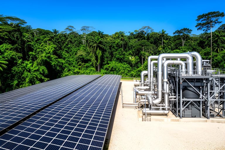 Âmbar aporta R$ 59 milhões em usina híbrida a gás e solar no Amazonas