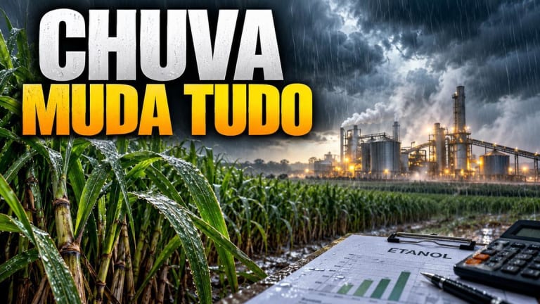 Chuva atrasa colheita de cana e prevê 27 milhões de toneladas no campo