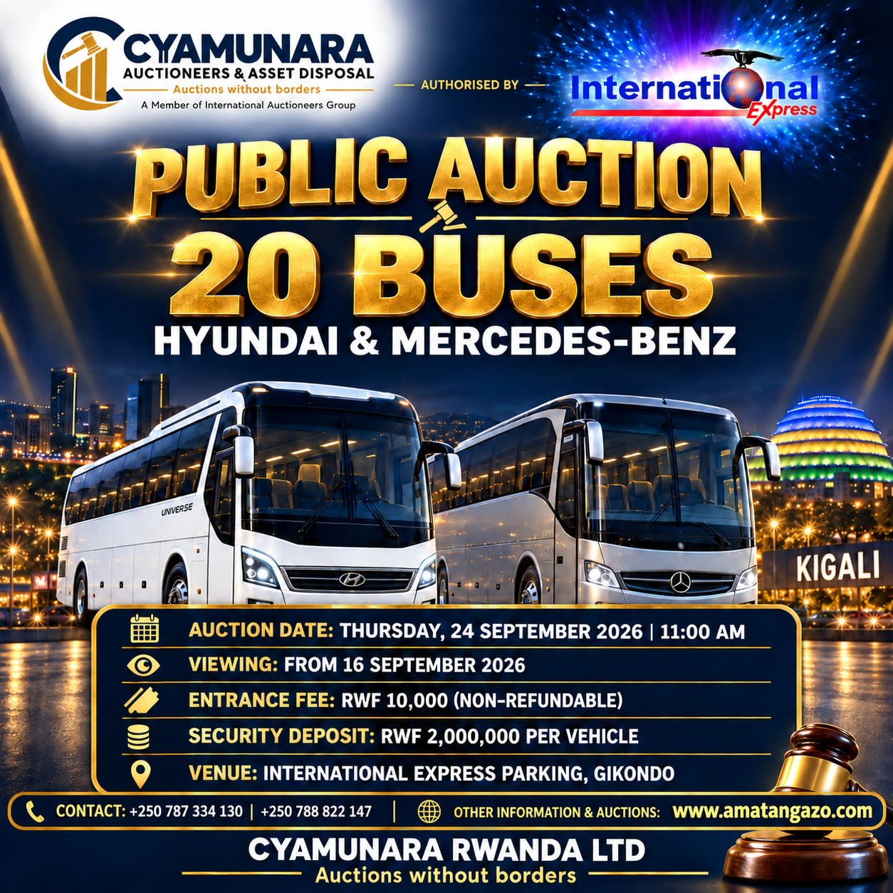 international Express auction