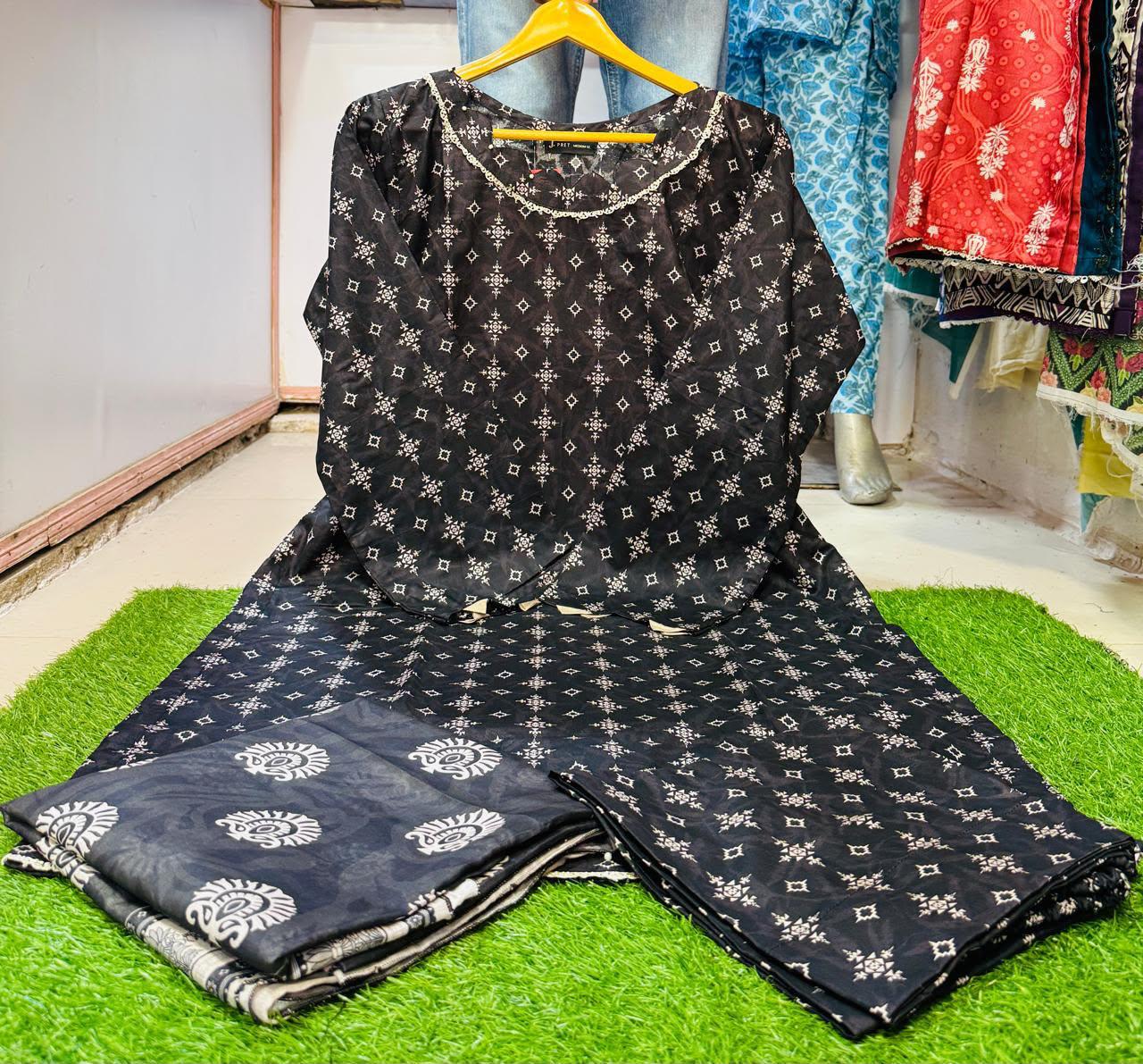 J. Printed 3 pc ready to wear