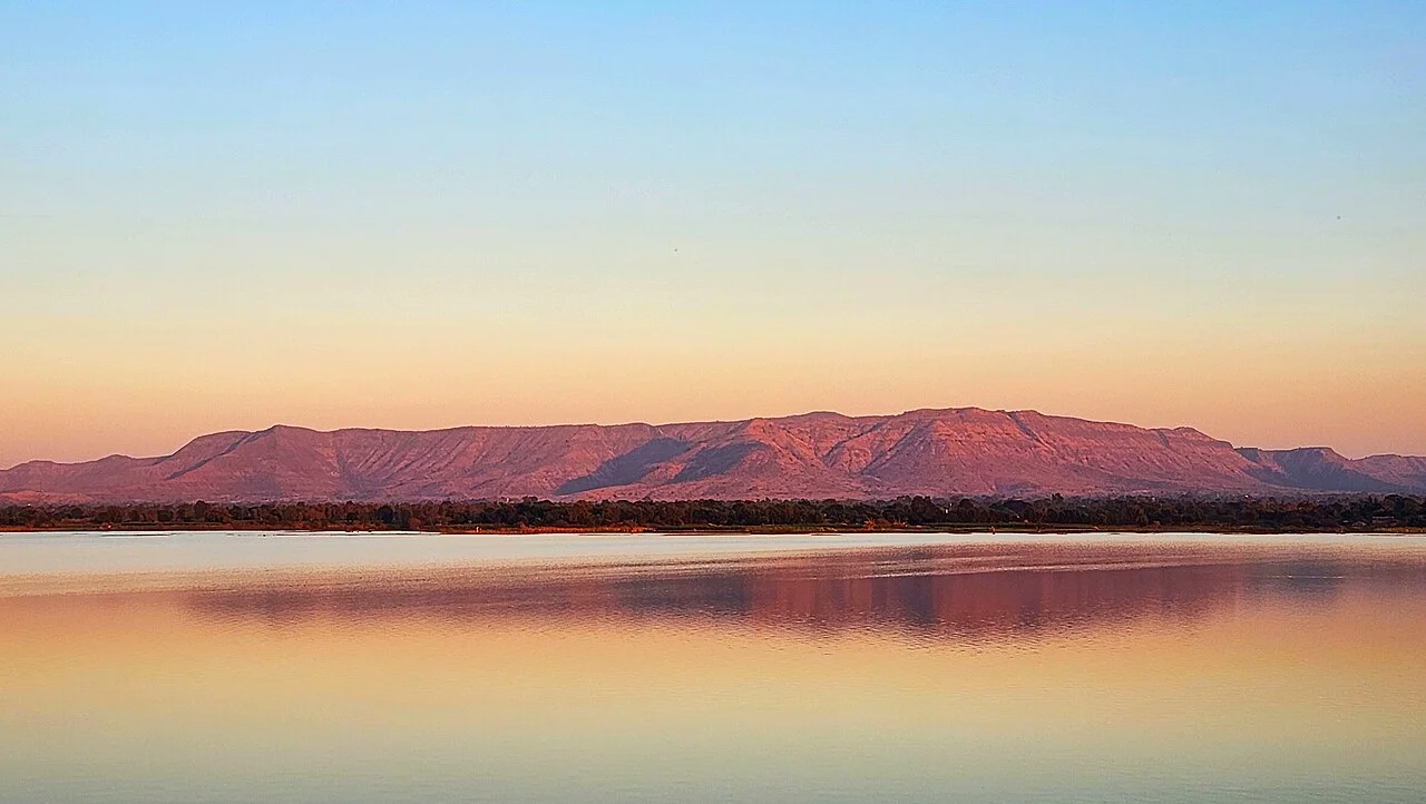 Satpura mountain ranges in Central India