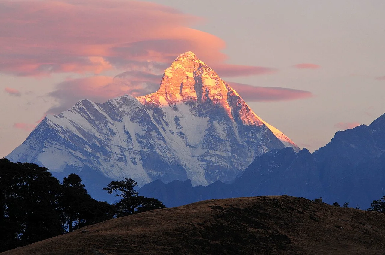 Mount Nanda Devi in Garhwal Himalayas Uttarakhand