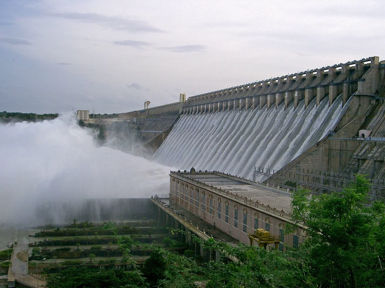 Nagarjuna Sagar Dam on Krishna River