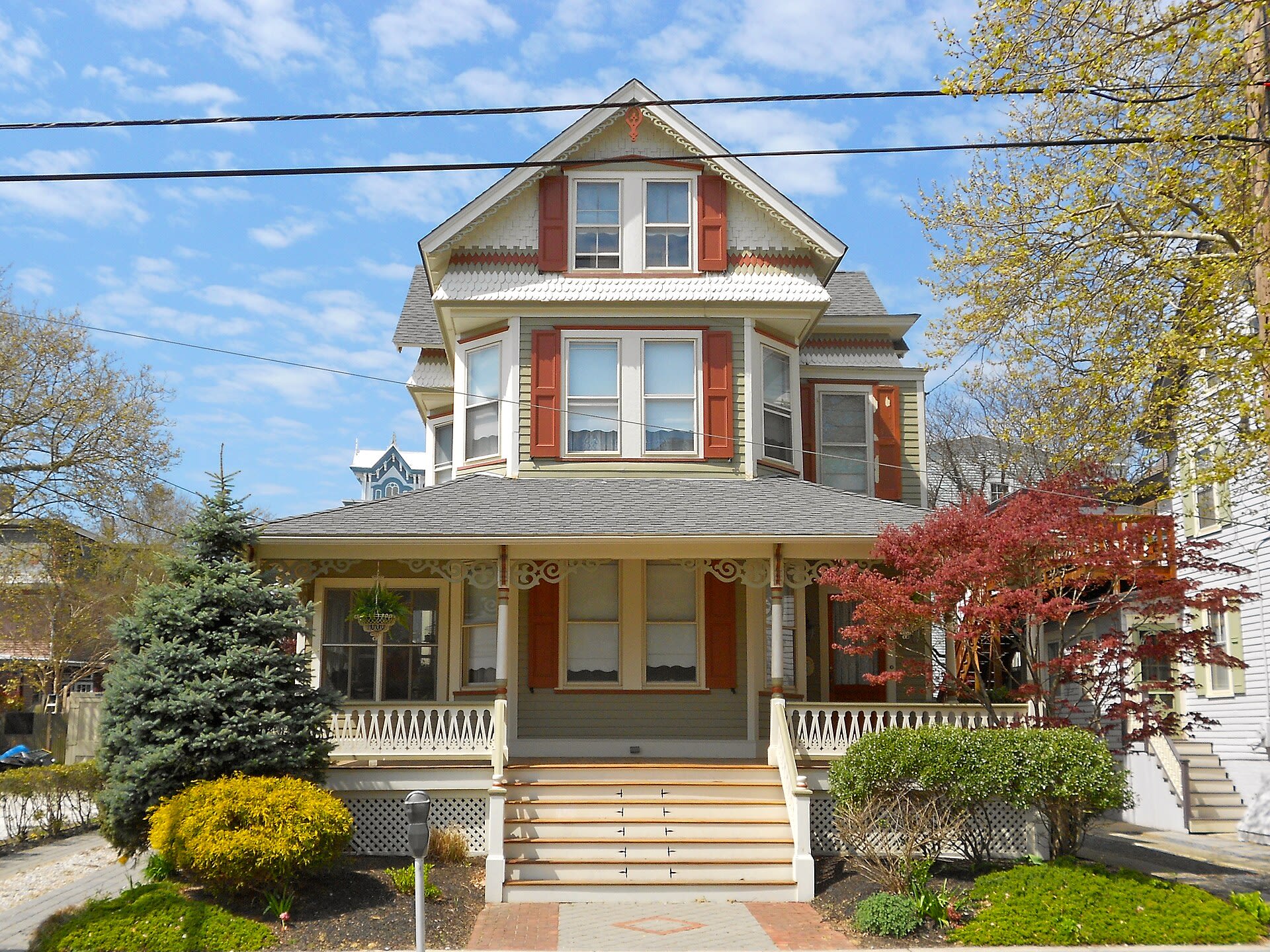 Victorian house at 112 Decatur Street in the Cape May Historic District