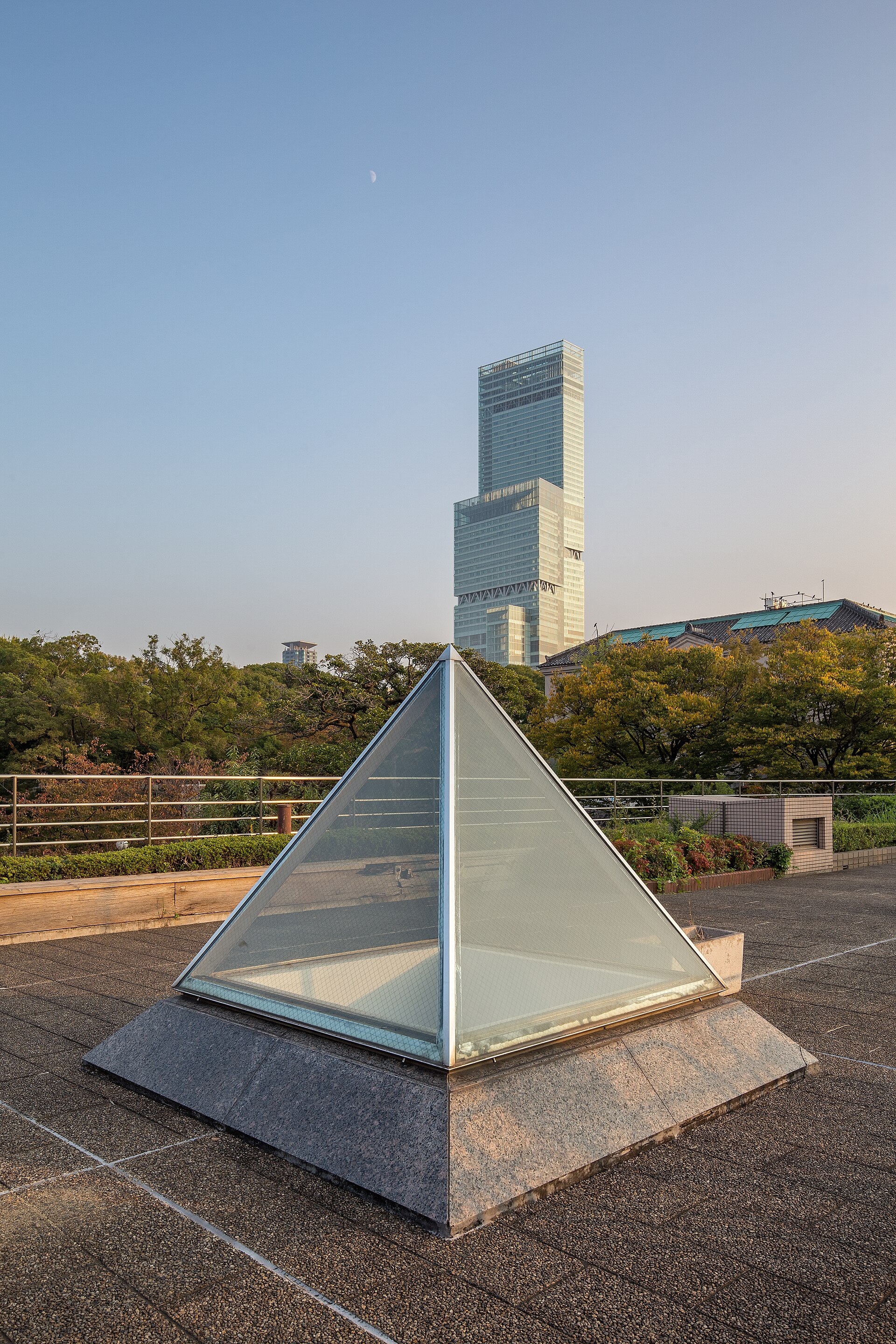 The Harukas 300 open-air rooftop at sunset
